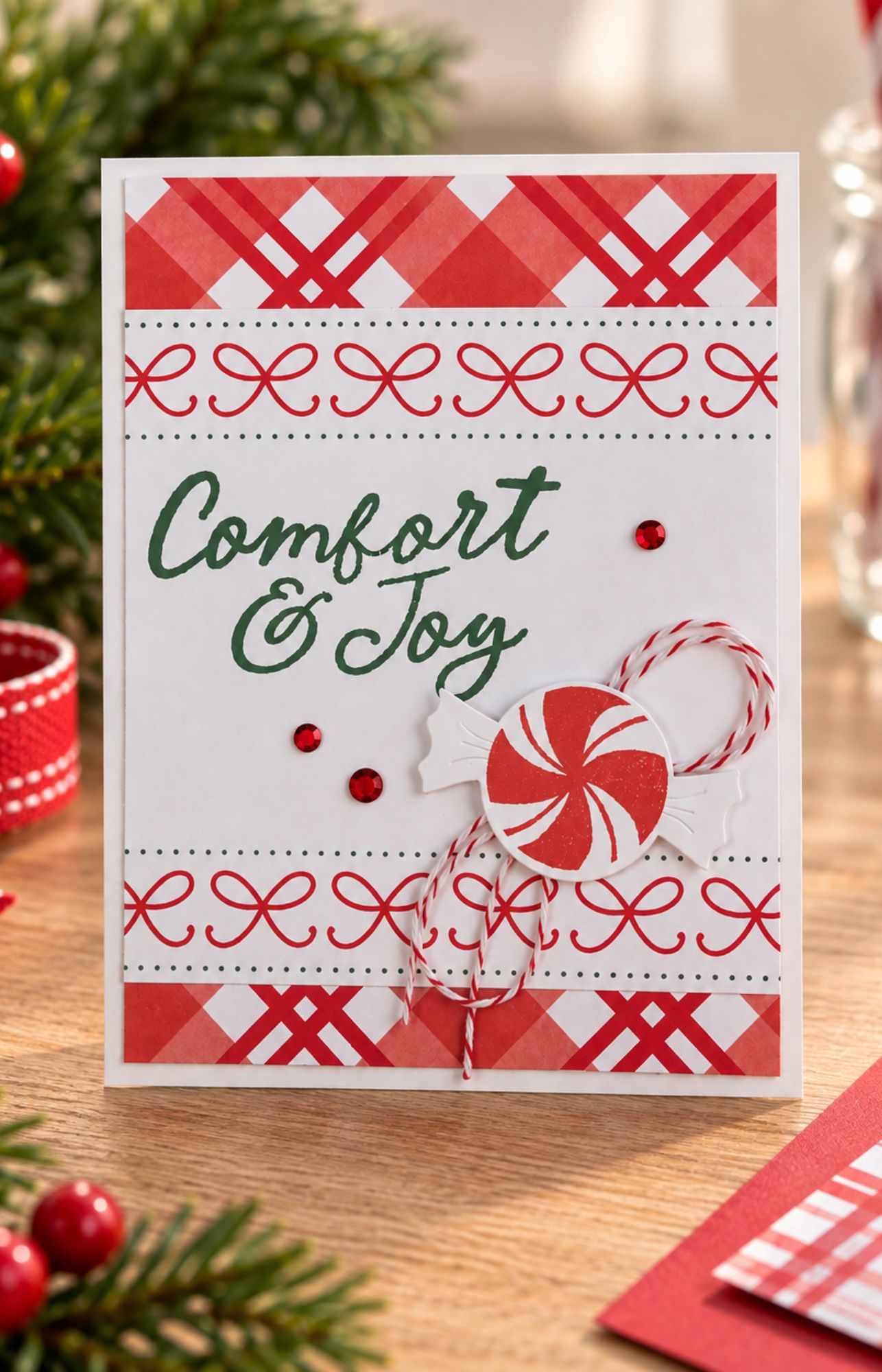 Handmade Christmas card project